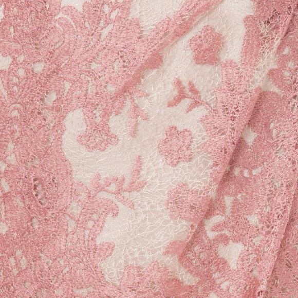 JS Collections Embroidered Lace Bateau Neck Sheath - Picture 5 of 6